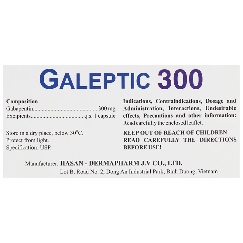 Galeptic 300 trị hỗ trợ trong động kinh cục bộ - 14